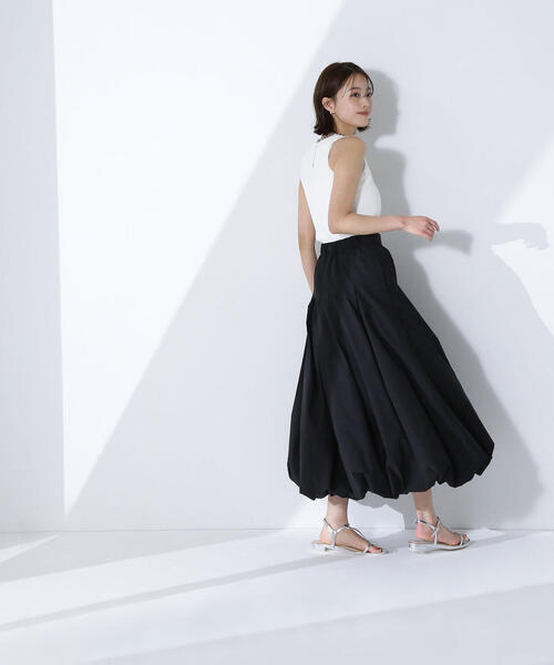 NATURAL BEAUTY BASIC(ナチュラルビューティーベーシック)の「◇アメスリリブニット(タンクトップ・レディース・ベージュ/ブラック/オフホワイト・FREE)」の22枚目の写真