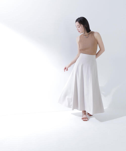 NATURAL BEAUTY BASIC(ナチュラルビューティーベーシック)の「◇アメスリリブニット(タンクトップ・レディース・ベージュ/ブラック/オフホワイト・FREE)」の16枚目の写真