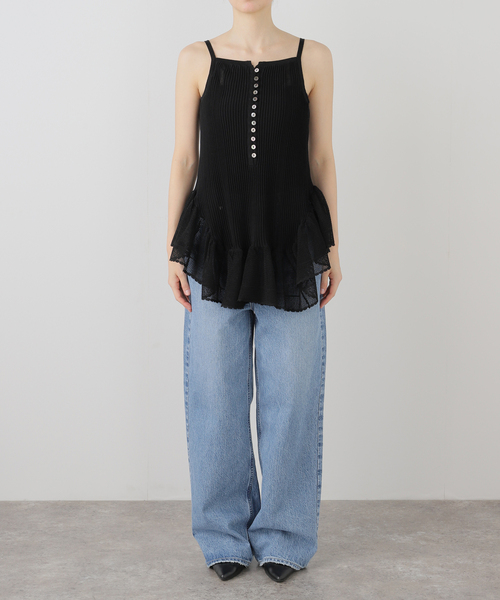 未使用　tgor トゴール　beads camisole ビーズキャミ 未使用 tgor トゴール beads camisole ビーズキャミ トップス