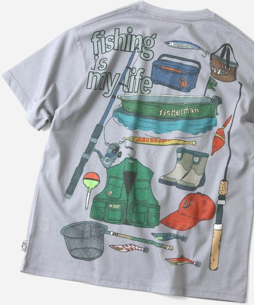 【新品】THUNDERSTORM DRY TEE Mサイズ 5.8oz T/Cドライfishing is my life Tee | ジムマスター（gym