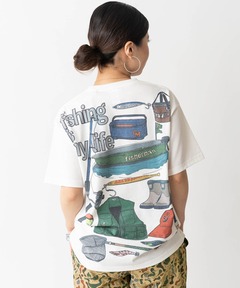 5.8oz T/Cドライfishing is my life Tee