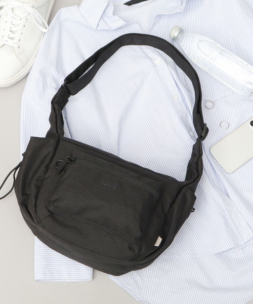 A.M.S.（エーエムエス）の「fulcro フルクロ 撥水 6ポケット ショルダーバッグ コンプリート A5サイズ収納対応 Cityシリーズ（ショルダーバッグ・メンズ・ブラック・FREE）」の4枚目の写真