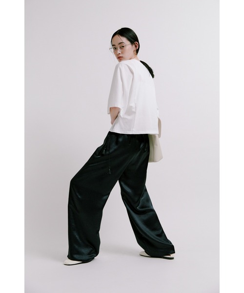 MIESROHE（ミースロエ）の「ﾘﾗｸｼｰｻﾃﾝﾊﾟﾝﾂ（その他パンツ・レディース・ダークネイビー/アイボリー/ブラック・0/1）」の3枚目の写真