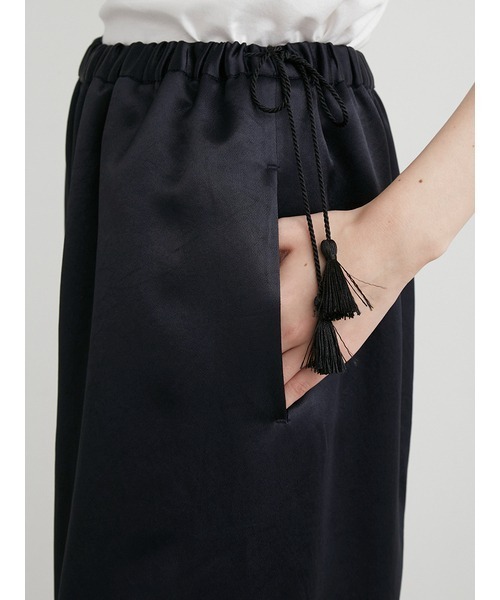 MIESROHE（ミースロエ）の「ﾘﾗｸｼｰｻﾃﾝﾊﾟﾝﾂ（その他パンツ・レディース・ダークネイビー/アイボリー/ブラック・0/1）」の8枚目の写真