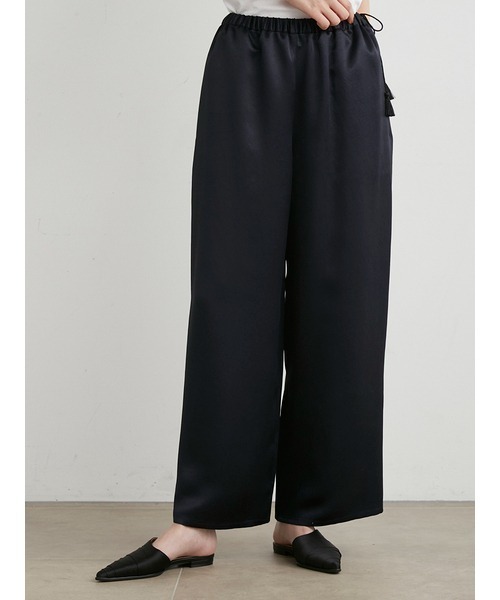 MIESROHE（ミースロエ）の「ﾘﾗｸｼｰｻﾃﾝﾊﾟﾝﾂ（その他パンツ・レディース・ダークネイビー/アイボリー/ブラック・0/1）」の10枚目の写真