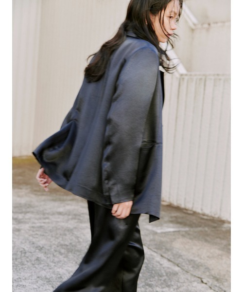 MIESROHE（ミースロエ）の「ﾘﾗｸｼｰｻﾃﾝﾊﾟﾝﾂ（その他パンツ・レディース・ダークネイビー/アイボリー/ブラック・0/1）」の15枚目の写真