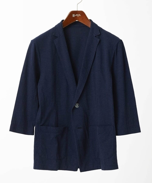 MK MICHEL KLEIN HOMME （エムケーミッシェルクランオム）の「【残りわずか！/在庫限り】トライクールカノコジャケット（テーラードジャケット・メンズ・ネイビー/ブルー・44/46/48/51）」の16枚目の写真