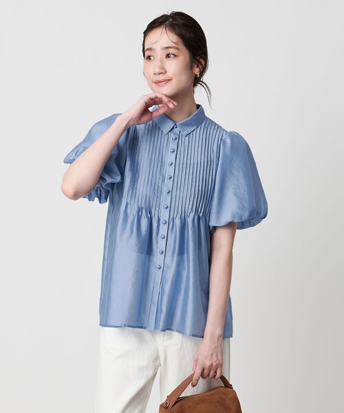 UNITED ARROWS - ユナイテッドアローズUNITED ARROWSピンタックショートスリーブブラウス UNITED ARROWS LTD. OUTLET｜ピコピンタック ショート スリーブ