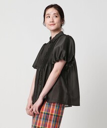 THE IRON - THE IRON アイロン　黒　ブラウス　トゥモローランド　ユナイテッドアローズ UNITED ARROWS｜ユナイテッドアローズのトップス（ブラック/黒色
