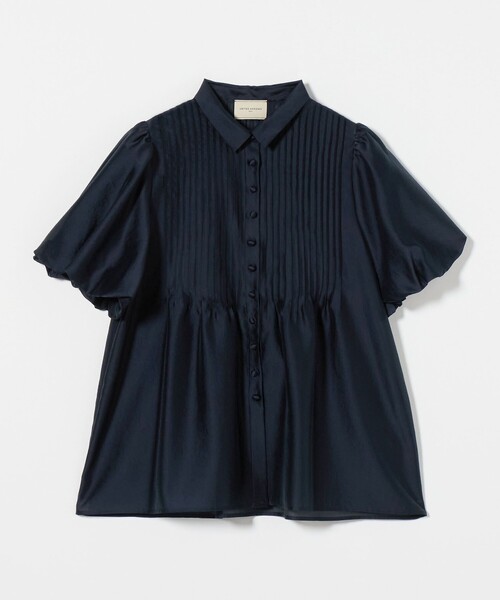 ゆ*ず様 ユナイテッドアローズ C/N ピンタック ショートスリーブ ブラウス UNITED ARROWS（ユナイテッドアローズ）の「＜UNITED ARROWS＞C