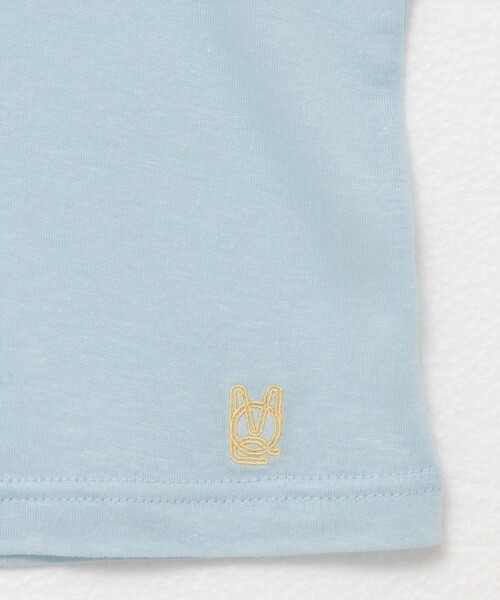 NOLLEY’S(ノーリーズ)の「【MAQWEL/マクウェル】ソフトタッチスラブショートT(Tシャツ/カットソー・レディース・ダークネイビー/ラベンダー/オリーブ/サックスブルー・FREE)」の5枚目の写真