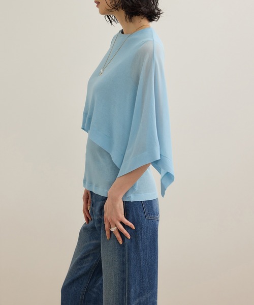 tシャツ 「洗える」シアーフライスケープセットプルオーバー レディース ROPÉ(ロペ) / 【洗える】シアーフライスケープセットプル