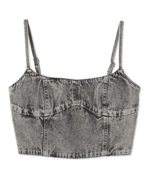 Guess | LADIES' Denim Bustier デニム キャミソール(キャミソール)