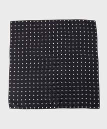 OPAQUE.CLIP | ドット柄スクエア大判スカーフ(バンダナ/スカーフ)