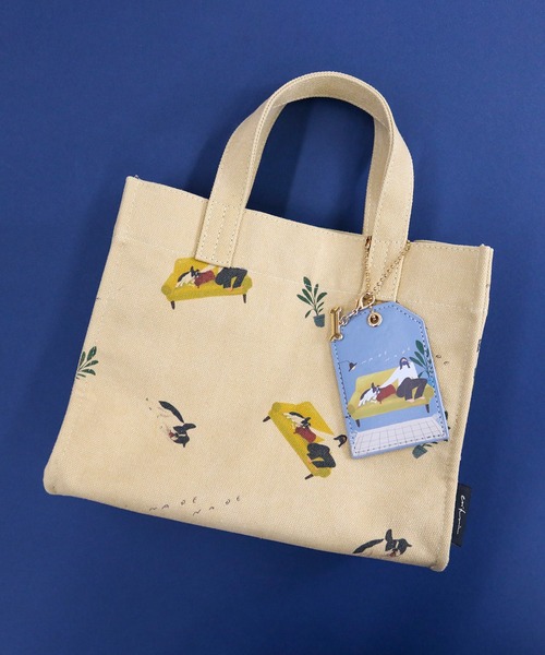 ACCOMMODE（アコモデ）の「エリクリン/スクエアミニショルダー（ショルダーバッグ・レディース・グレー/ベージュ/アイボリー・FREE）」の5枚目の写真