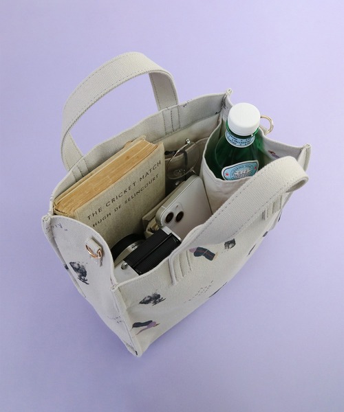 ACCOMMODE（アコモデ）の「エリクリン/スクエアミニショルダー（ショルダーバッグ・レディース・グレー/ベージュ/アイボリー・FREE）」の8枚目の写真