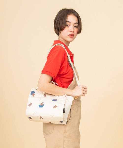 ACCOMMODE（アコモデ）の「エリクリン/スクエアミニショルダー（ショルダーバッグ・レディース・グレー/ベージュ/アイボリー・FREE）」の14枚目の写真