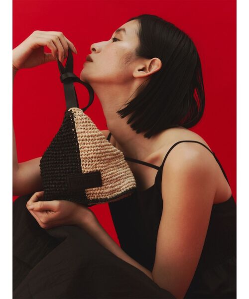 RADLEY ユリ - ラフィア BICOLOR RAFFIA MINI BAG / バイカラーラフィアミニバッグ