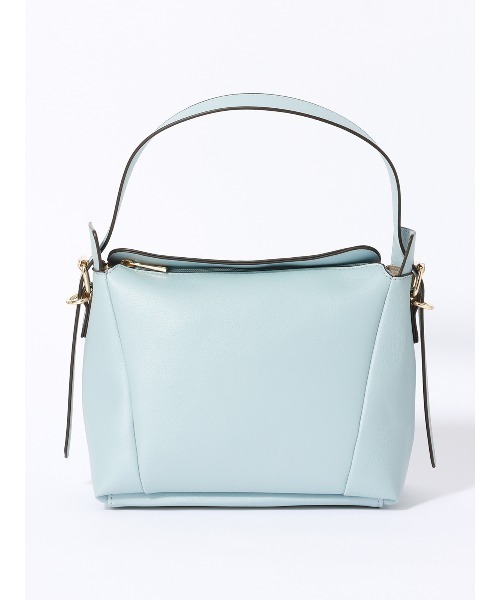 SUIT SQUARE（スーツスクエア）の「WEB限定 2WAYハンドバッグ フェイクレザー（ハンドバッグ・レディース・ブラック系/ブルー系/ライトグレー系・F）」の15枚目の写真