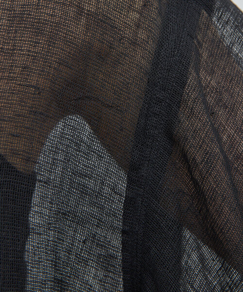 GALLARDAGALANTE（ガリャルダガランテ）の「リネンメッシュプルオーバー（シャツ/ブラウス・レディース・ベージュ/ブラック・FREE）」の3枚目の写真