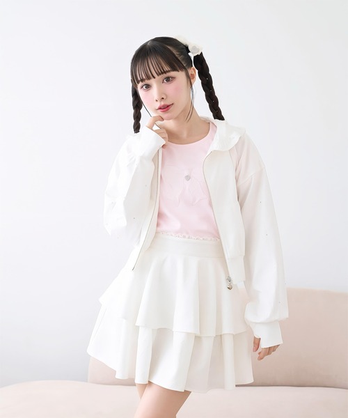 ♡Honey Cinnamon♡袖ラインUVカットパーカー 袖ラインストーンUVカットパーカー – BUNNY APARTMENT
