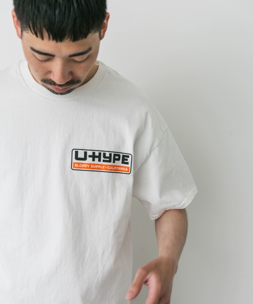 Sloppy Supply（スラッピーサプライ）の「『別注』SLOPPY SUPPLY×DOORS　UHYPE T-SHIRTS（Tシャツ/カットソー・メンズ・ホワイト/ブラック・X-LARGE/LARGE）」の3枚目の写真