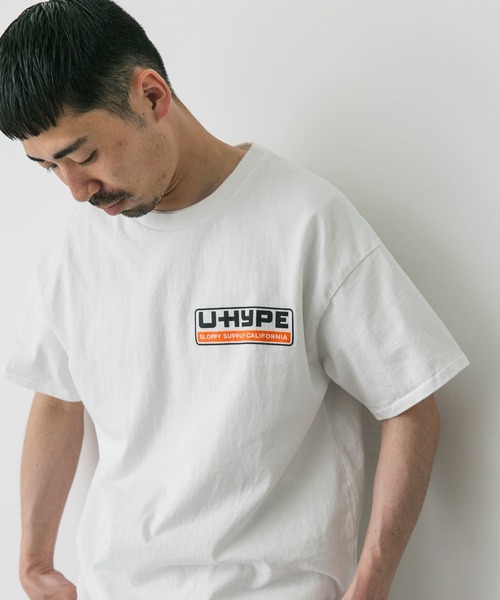 Sloppy Supply（スラッピーサプライ）の「『別注』SLOPPY SUPPLY×DOORS　UHYPE T-SHIRTS（Tシャツ/カットソー・メンズ・ホワイト/ブラック・X-LARGE/LARGE）」の4枚目の写真