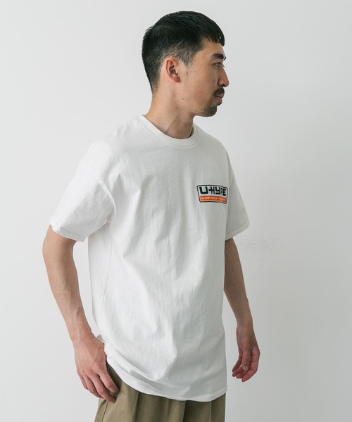 Sloppy Supply（スラッピーサプライ）の「『別注』SLOPPY SUPPLY×DOORS　UHYPE T-SHIRTS（Tシャツ/カットソー・メンズ・ホワイト/ブラック・X-LARGE/LARGE）」の6枚目の写真