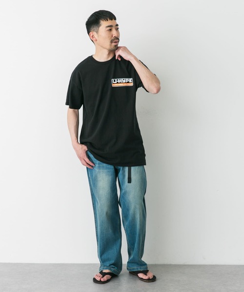 Sloppy Supply（スラッピーサプライ）の「『別注』SLOPPY SUPPLY×DOORS　UHYPE T-SHIRTS（Tシャツ/カットソー・メンズ・ホワイト/ブラック・X-LARGE/LARGE）」の13枚目の写真