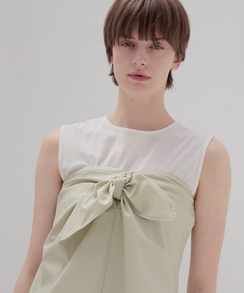 BIRGITTE HERSKIND(ビギッテヘアスキン)の「HERSKIND / Chantelle Dress(ベアトップドレス 5568202)(ワンピース・レディース・ブラック/グリーン・34)」の5枚目の写真