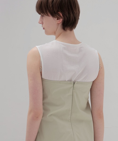 BIRGITTE HERSKIND(ビギッテヘアスキン)の「HERSKIND / Chantelle Dress(ベアトップドレス 5568202)(ワンピース・レディース・ブラック/グリーン・34)」の7枚目の写真