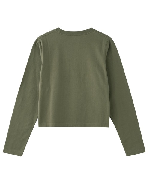 tシャツ LEOPARD STAR L/S BABY TEE レディース LEOPARD STAR L/S BABY TEE（Tシャツ/カットソー）｜X-girl