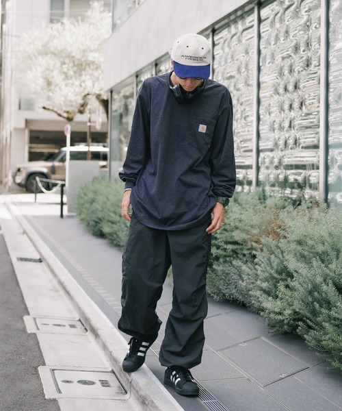Carhartt(カーハート)の「Carhartt/カーハート WORKER POCKET LS T-SHIRTS ロングスリーブT ビッグシルエット 長袖 ロンT 秋服 2026年秋冬(Tシャツ/カットソー・メンズ・チャコール/ヘザーグレー/ブラック/バーガンディー/ダークブラウン/ホワイト/ネイビー・S/L/M/XL)」の20枚目の写真
