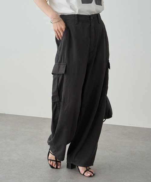 PUAL CE CIN カーブシルエットカーゴパンツ pual ce cin カーゴパンツ カーブシルエットカーゴパンツ