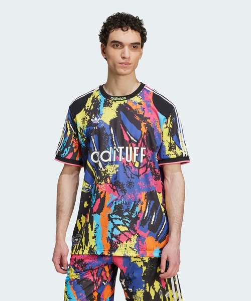 ★アディダス Archive All Over Print Jersey 関税込★ adidas ARCHIVE AOP JERSEY マルチカラー/ブライトイエロー