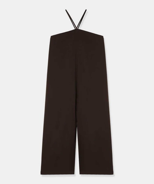 louren（ローレン ）の「《ZOZOTOWN限定》【Louren/ローレン】drape wide all in one/ドレープワイドオールインワン（つなぎ/オールインワン・レディース・ダークブラウン・SMALL/MEDIUM）」の3枚目の写真