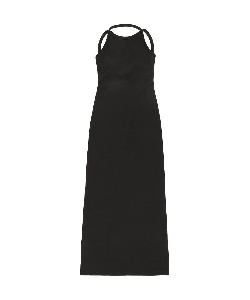 ALEXIA STAM(アリシアスタン)の「Wellness Open Back Rib Long Dress /パッドinオープンバックロングドレス(ワンピース・レディース・チャコールグレー/テラコッタ/サンドベージュ/ブラック/カーキ・S/M/L)」の20枚目の写真
