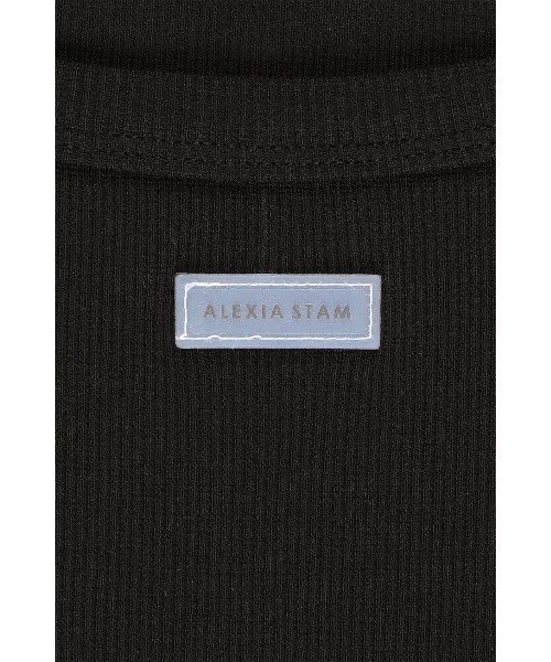 ALEXIA STAM(アリシアスタン)の「Wellness Open Back Rib Long Dress /パッドinオープンバックロングドレス(ワンピース・レディース・チャコールグレー/テラコッタ/サンドベージュ/ブラック/カーキ・S/M/L)」の22枚目の写真