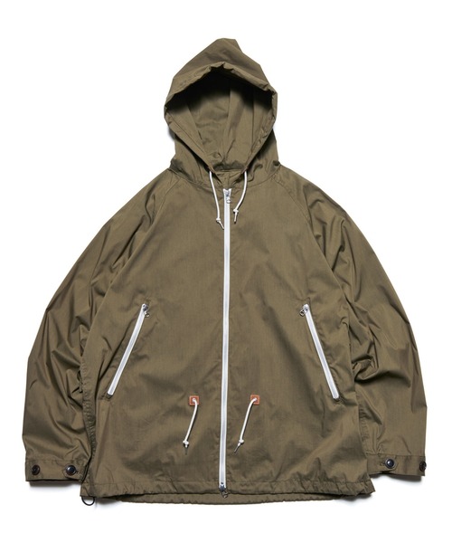 SOPHNET.(ソフネット)の「LIGHT POPLIN ZIP-UP HOODIE(ブルゾン・メンズ・カーキ/ブラック・3/1/2/4/5)」の2枚目の写真