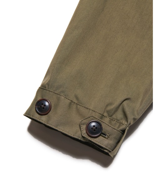 SOPHNET.(ソフネット)の「LIGHT POPLIN ZIP-UP HOODIE(ブルゾン・メンズ・カーキ/ブラック・3/1/2/4/5)」の12枚目の写真