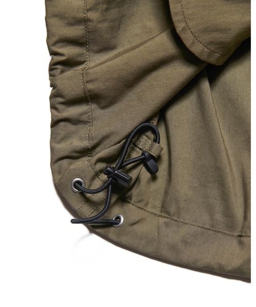 SOPHNET.(ソフネット)の「LIGHT POPLIN ZIP-UP HOODIE(ブルゾン・メンズ・カーキ/ブラック・3/1/2/4/5)」の13枚目の写真