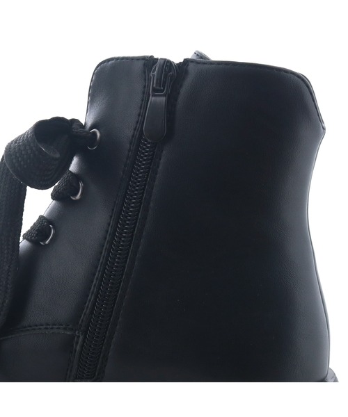 byあしながおじさん(バイアシナガオジサン)の「厚底レースアップブーツ 8710617(ブーツ・レディース・アイボリー/ダークベージュ/ブラック・S/M/L/LL)」の17枚目の写真