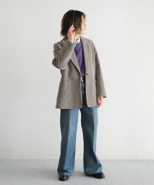 NOMBRE IMPAIR（ノンブルアンペール）の「モヘヤレイヤード　リバーシブルベスト（ベスト・レディース・イエロー/パープル・FREE）」の9枚目の写真