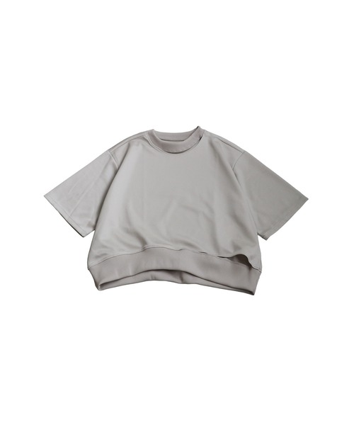 antiqua(アンティカ)の「アシメネックトップス(Tシャツ/カットソー・レディース・ベージュ/ブラック/ブルー系その他/グレー・ONESIZE)」の9枚目の写真