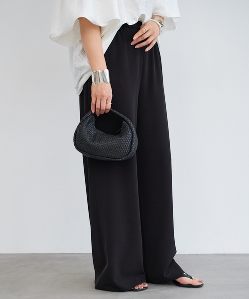 Deuxieme Classe Effortless パンツ　ブラック Effortless パンツ（その他パンツ）｜Deuxieme Classe