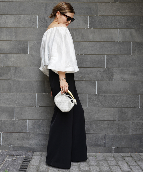 Deuxieme Classe(ドゥーズィエムクラス)の「*Effortless パンツ(その他パンツ・レディース・ブラック/カーキ・34/36/38)」の11枚目の写真