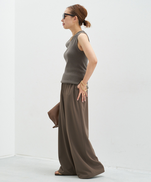 Deuxieme Classe(ドゥーズィエムクラス)の「*Effortless パンツ(その他パンツ・レディース・ブラック/カーキ・34/36/38)」の14枚目の写真