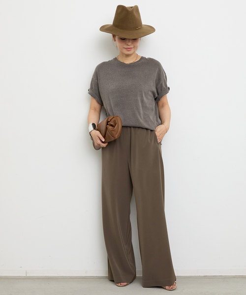 Deuxieme Classe(ドゥーズィエムクラス)の「*Effortless パンツ(その他パンツ・レディース・ブラック/カーキ・34/36/38)」の20枚目の写真