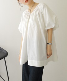 cotton volume sleeve blouse /コットンギャザーボリュームスリーブブラウス