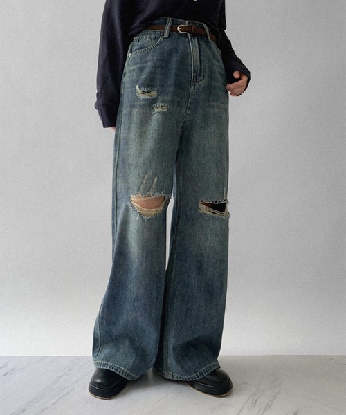 ししまる 8/25 L ダメージパンツ ししまる様専用 8/25 L ダメージパンツ